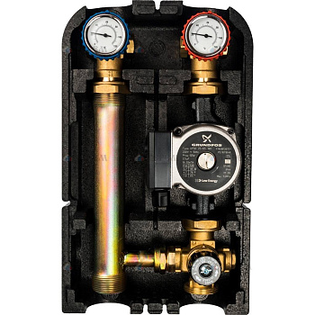 STOUT SDG-0002 Насосная группа со смесителем 1"с насосом Grundfos UPSO 25-65