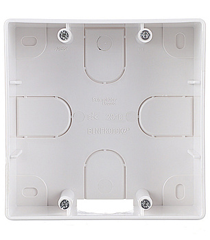 Коробка монтажная для силовых розеток Schneider Electric Blanca открытая установка IP20