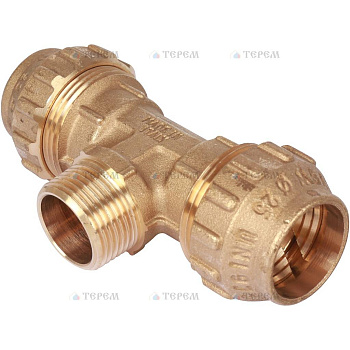 TIEMME  Тройник с наружной резьбой 25х3/4х25