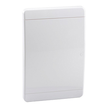 Щит распределительный встраиваемый КЭАЗ OptiBox ЩРВ пластиковый IP41 290х385х102 мм 24 модуля непрозрачная дверь