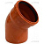 Sinikon Sinikon НПВХ 20140.R(20140.I.B)(20140.R.B) Sinikon НПВХ Отвод D110 x 87° для нар. канализации