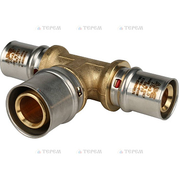 STOUT   Тройник переходной 20х26х20 для металлопластиковых труб прессовой