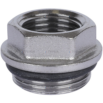 FAR  Хромированный концевой переходник 3/4"НР х 1/2"ВР