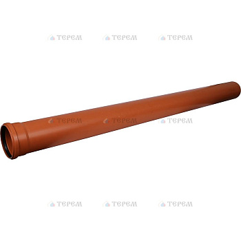 Sinikon  НПВХ Труба для нар. канализации D 160 x 4,0 SN4 (Длина: 1000 мм)