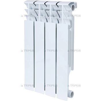 ROMMER Plus BM 500 Plus BM 500 4 секций радиатор биметаллический (RAL9016)