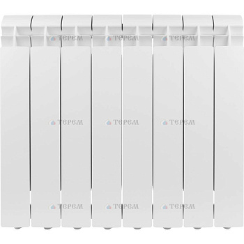 Global VOX- R 500 Global VOX- R 500 8 секций радиатор алюминиевый боковое подключение (белый RAL 9010)