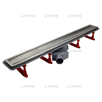 PESTAN 13100006 Pestan Душевой лоток Pestan Confluo Premium Line 850 Хром матовый/полая под плитку, рамка хром