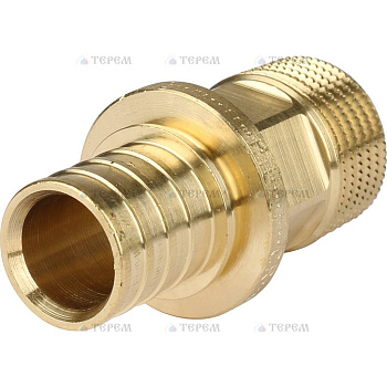 REHAU RAUTITAN Фитинги RAUTITAN Переходник с наружной резьбой 20-R 1/2 RX+ для труб из сшитого полиэтилена аксиальный