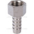STOUT  Штуцер ВР никелированный 1/4"x10
