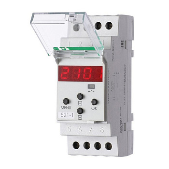 Реле времени модульное F&F PCZ-521-1 (EA02.002.010) 230 В 16 А тип AC 4P+N