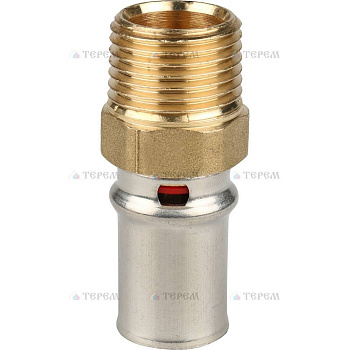 STOUT   Переходник с наружной резьбой 1/2"х16 для металлопластиковых труб прессовой