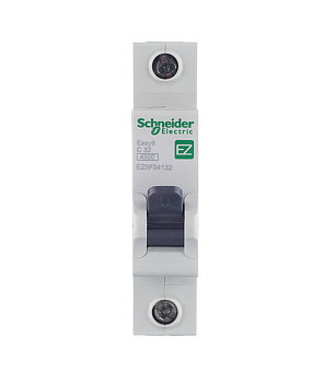 Автоматический выключатель Schneider Electric Easy9 (EZ9F34132) 1P 32А тип С 4,5 кА 220 В на DIN-рейку