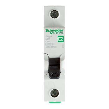 Автоматический выключатель Schneider Electric Easy9 (EZ9F34150) 1P 50А тип С 4,5 кА 220 В на DIN-рейку