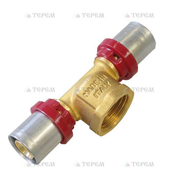 TIEMME  Тройник с внутренней резьбой 32х1/2''x32