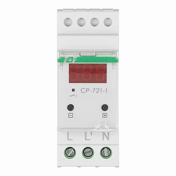 Реле напряжения модульное Евроавтоматика CP-721-1 100-450 В 63 А тип AC 1P+N