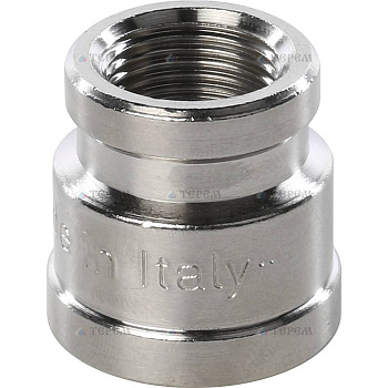 STOUT  Муфта ВВ переходная никелированная 1/2X3/8
